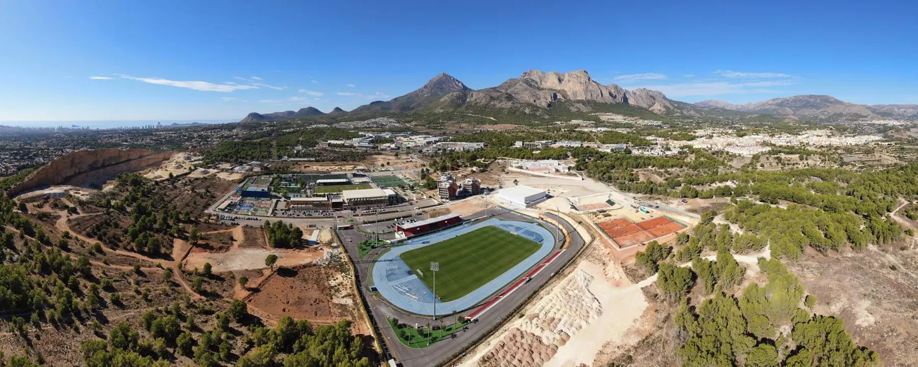 Sportfaciliteiten in La Nucia aan de Costa Blanca