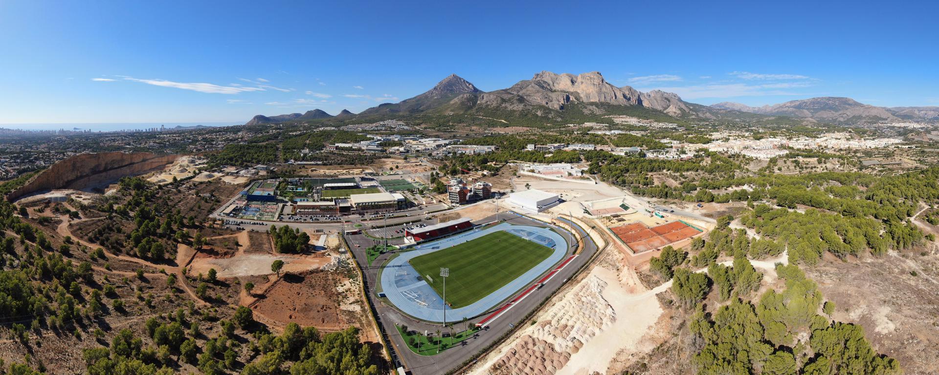 Sportfaciliteiten in La Nucia aan de Costa Blanca