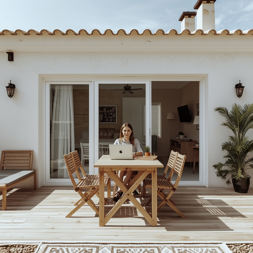 Workation op het terras van Villa SoCa, La Nucia